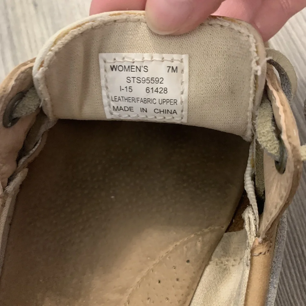 Sperry Angelfish Leather Boat Shoes Women’s Size 7 - Picture 4 of 4